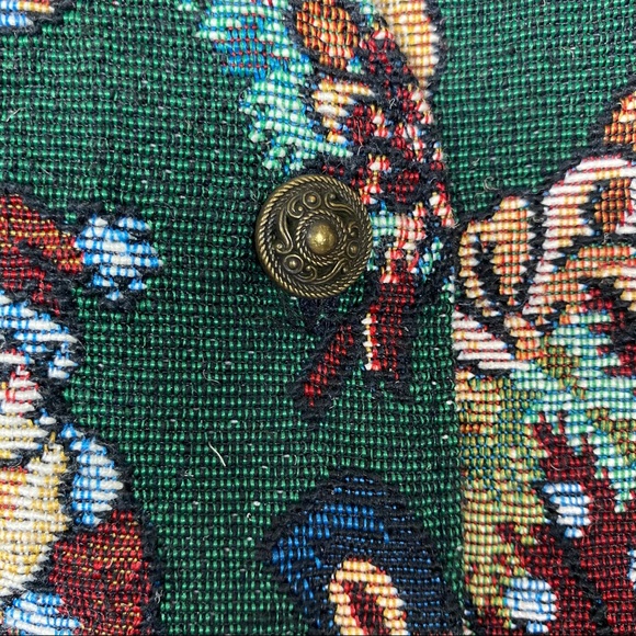 Vintage Christmas Tapestry Vest - Picture 5 of 9